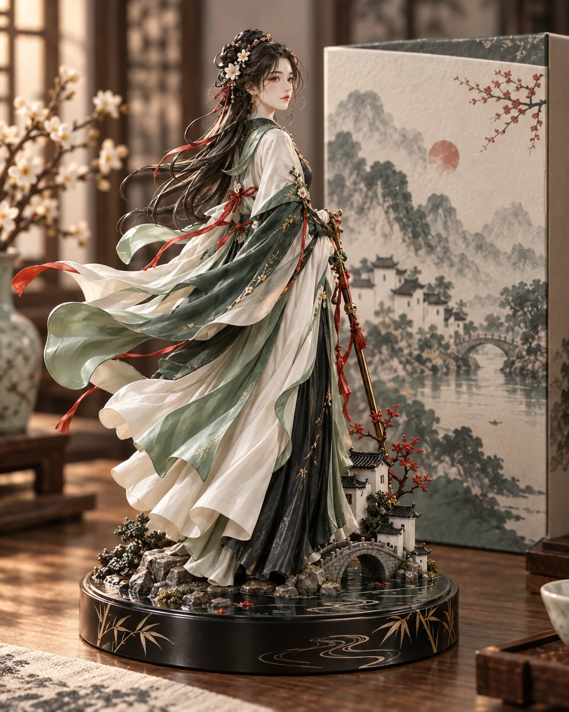 黟县故事3D手办实物展示