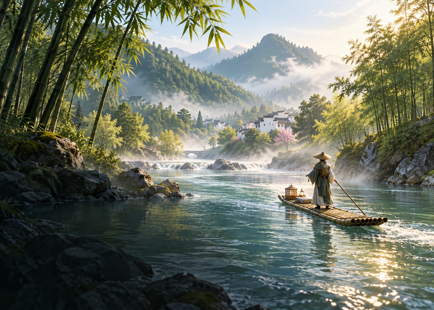 以桃花源漂流为背景的桃源之外故事